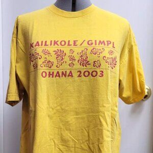 VTG Kailikole/GIMPL Ohana 2003 Shirt Size XL Hawaii Cordelia California